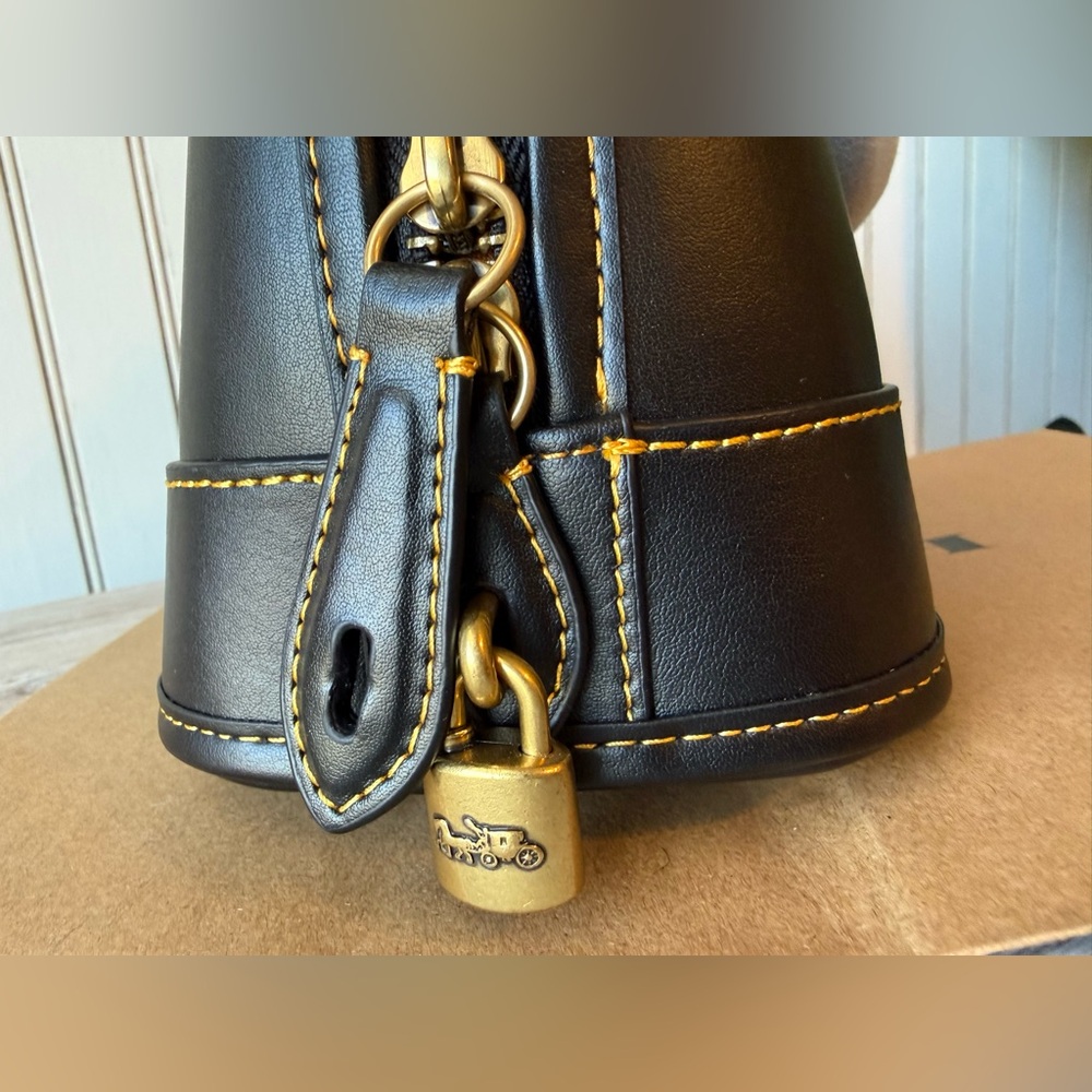 Coach Black Satchel Bag - Picture 2 of 11